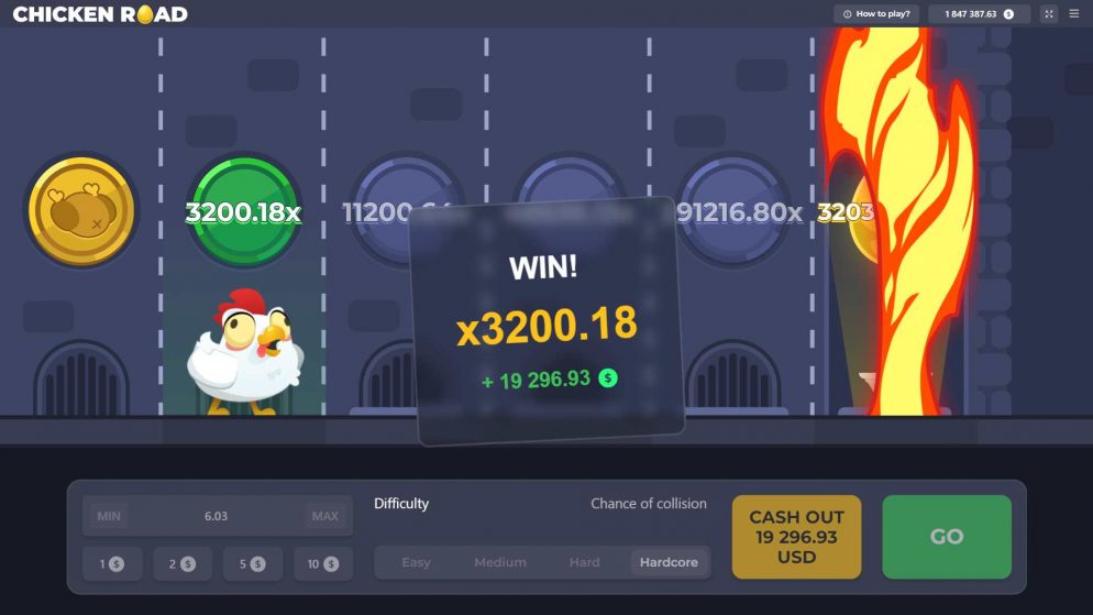 Démo de Chicken Road - Jouez Gratuitement au Jeu InOut Games France 2025